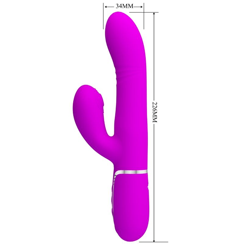 PRETTY LOVE - MULTIFUNCTION G-SPOT VIBRATOR FUCHSIA - 2