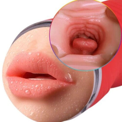 ARMONY - DOUBLE VAGINA & MOUTH RED MASTURBATOR - 4