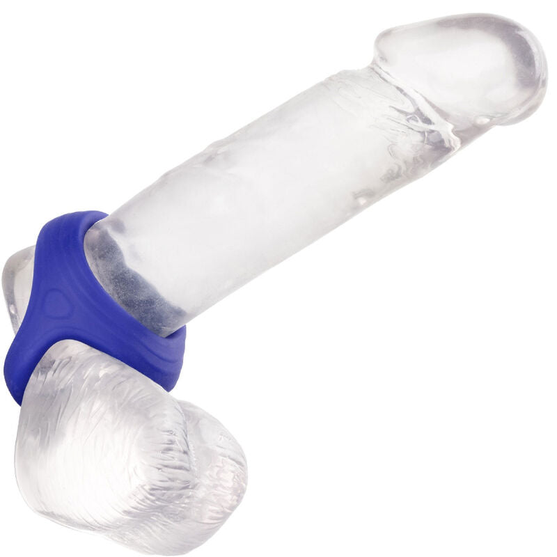 CALEXOTICS - ADMIRAL COCK BALL DUAL RING BLUE - 4