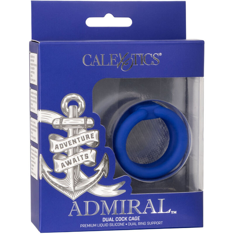 CALEXOTICS - ADMIRAL DUAL COCK CAGE BLUE - 6