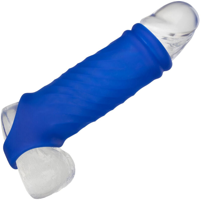 CALEXOTICS - ADMIRAL WAVE PENIS COVER IN BLUE LIQUID SILICONE