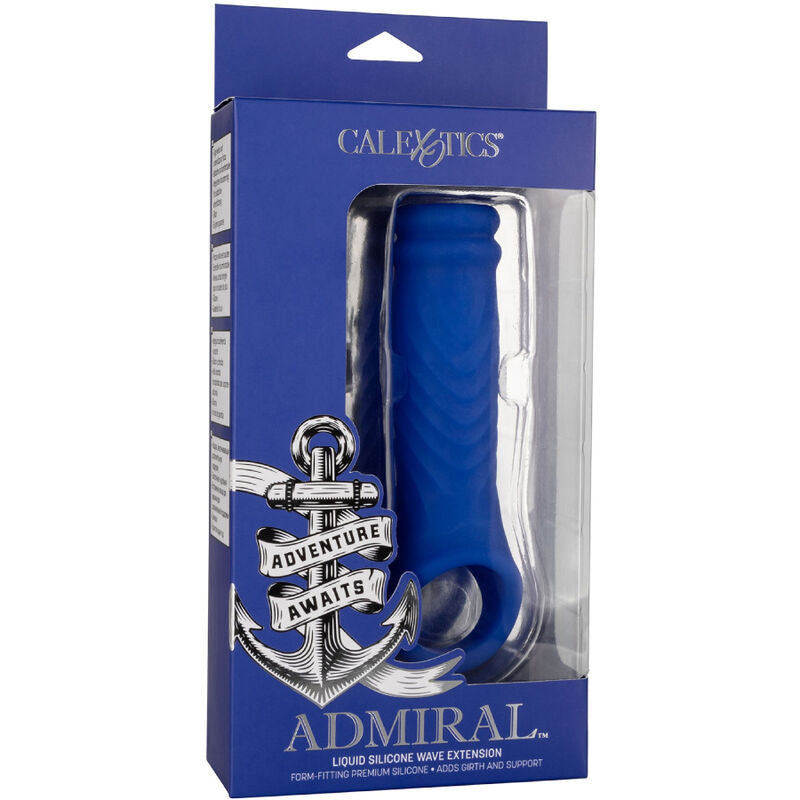 CALEXOTICS - ADMIRAL WAVE PENIS COVER IN BLUE LIQUID SILICONE
