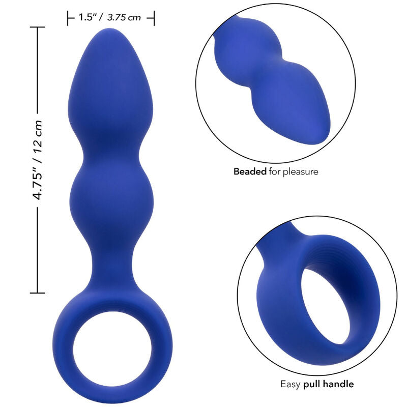 CALEXOTICS - ADMIRAL ADVANCED ANAL PLUG BLUE - 4