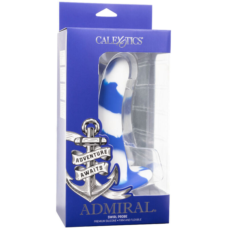 CALEXOTICS - ADMIRAL SWIRL DILDO FLEXIBLE - 5