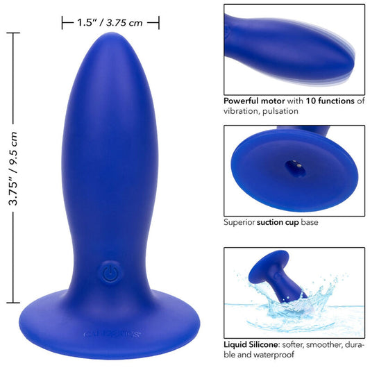 CALEXOTICS - ADMIRAL TORPEDO ANAL PLUG VIBRATOR BLUE - 1
