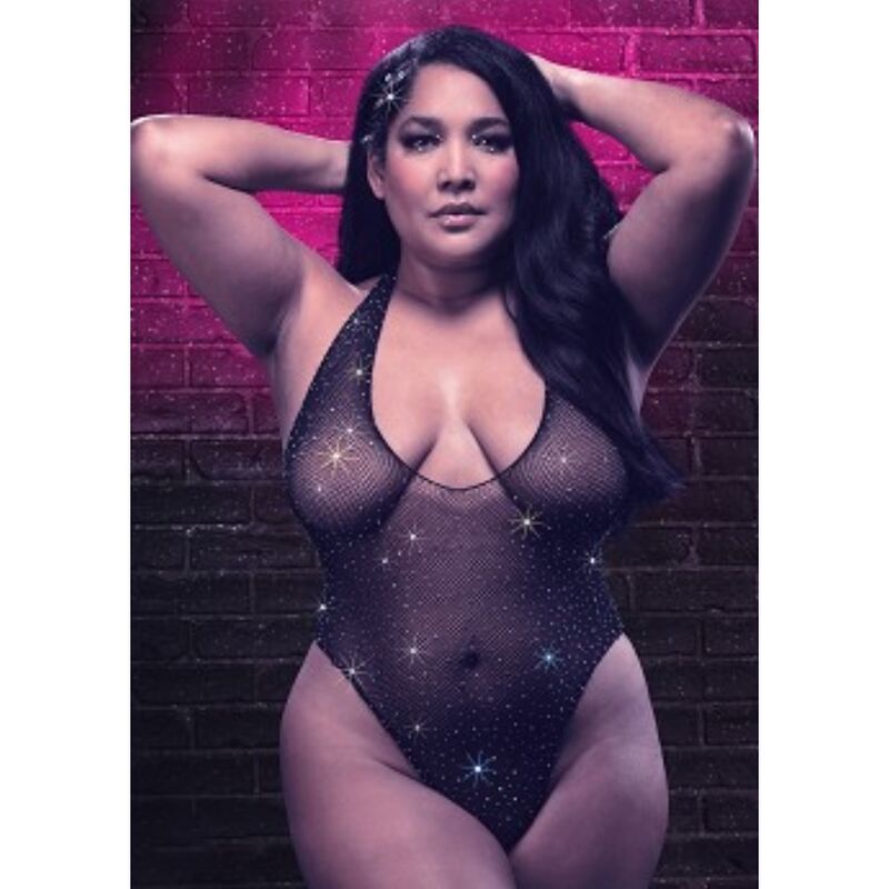 CALEXOTICS - RADIANCE SHOULDER SHRUG RHINE PLUS SIZE - 2