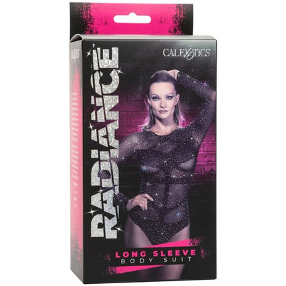 CALEXOTICS - RADIANCE LONG SLEEVE BODYSUIT RHINE - 4