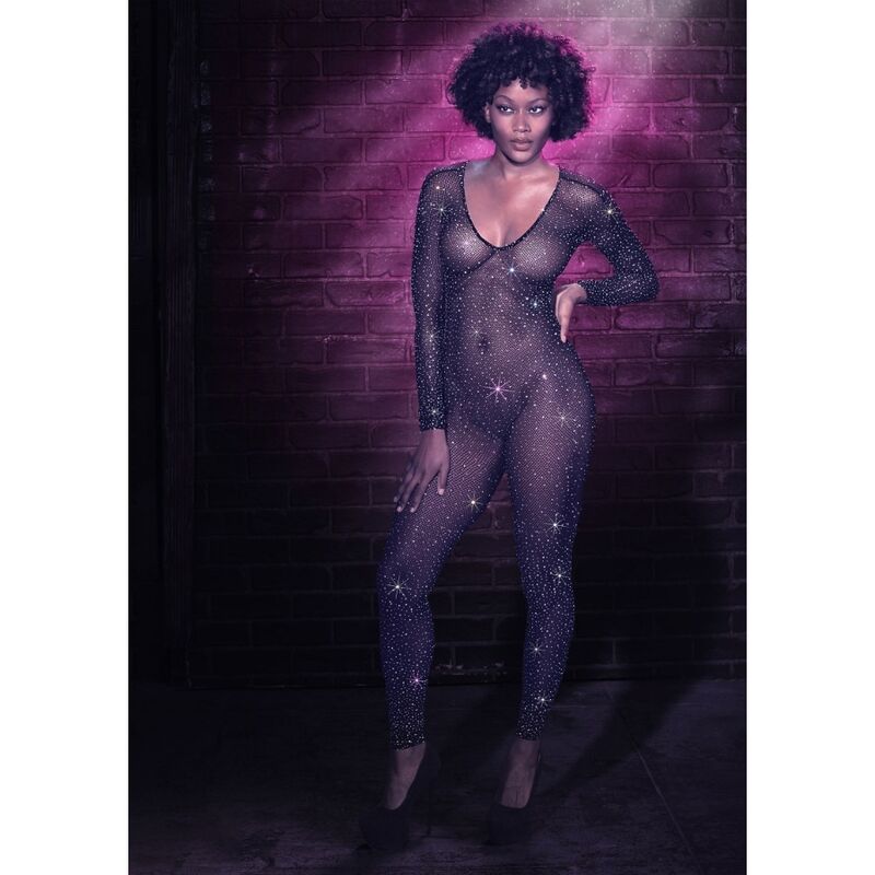 CALEXOTICS - RADIANCE CROTCHLESS FULL BODYSUIT RHINE - 2