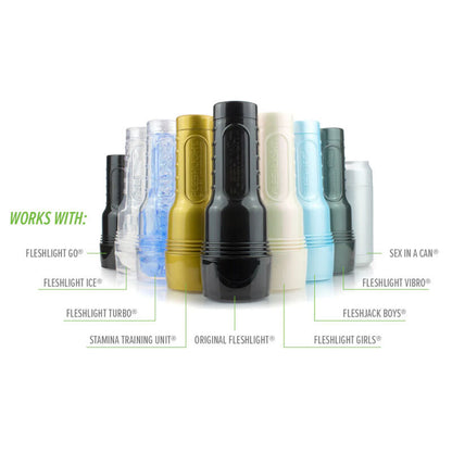 FLESHLIGHT - AUTUMN FALLS CREAM TEXTURE VAGINA + UNIVERSAL LAUNCH + AQUA QUALITY LUBRICANT 50 ML - 2