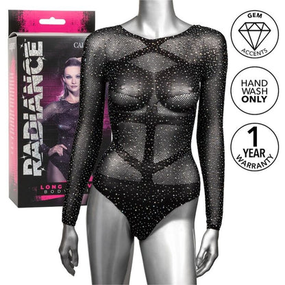 CALEXOTICS - RADIANCE LONG SLEEVE BODYSUIT RHINE - 1
