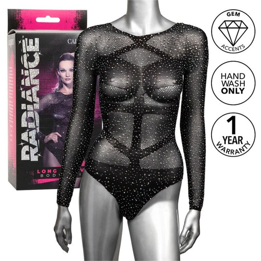 CALEXOTICS - RADIANCE LONG SLEEVE BODYSUIT RHINE - 1