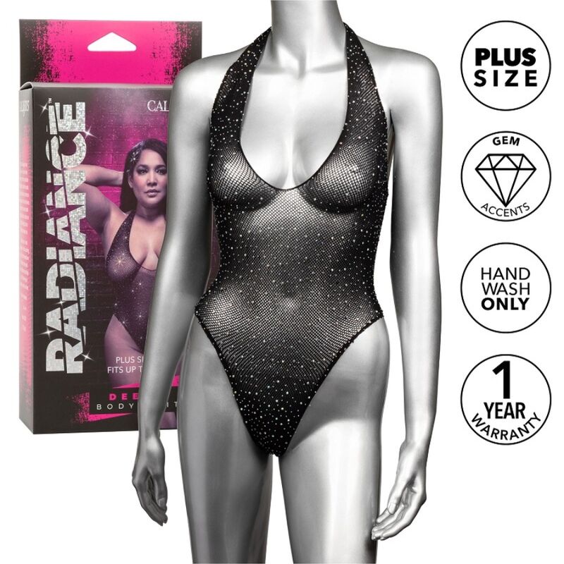 CALEXOTICS - RADIANCE SHOULDER SHRUG RHINE PLUS SIZE - 4