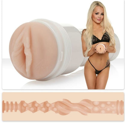 FLESHLIGHT - ELSA JEAN VAGINA TASTY + UNIVERSAL LAUNCH + AQUA QUALITY LUBRICANT 50 ML - 3