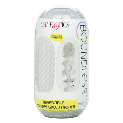 CALEXOTICS - BOUNDLESS REVERSIBLE SQUISHY BALL STROKE YELLOW - 12