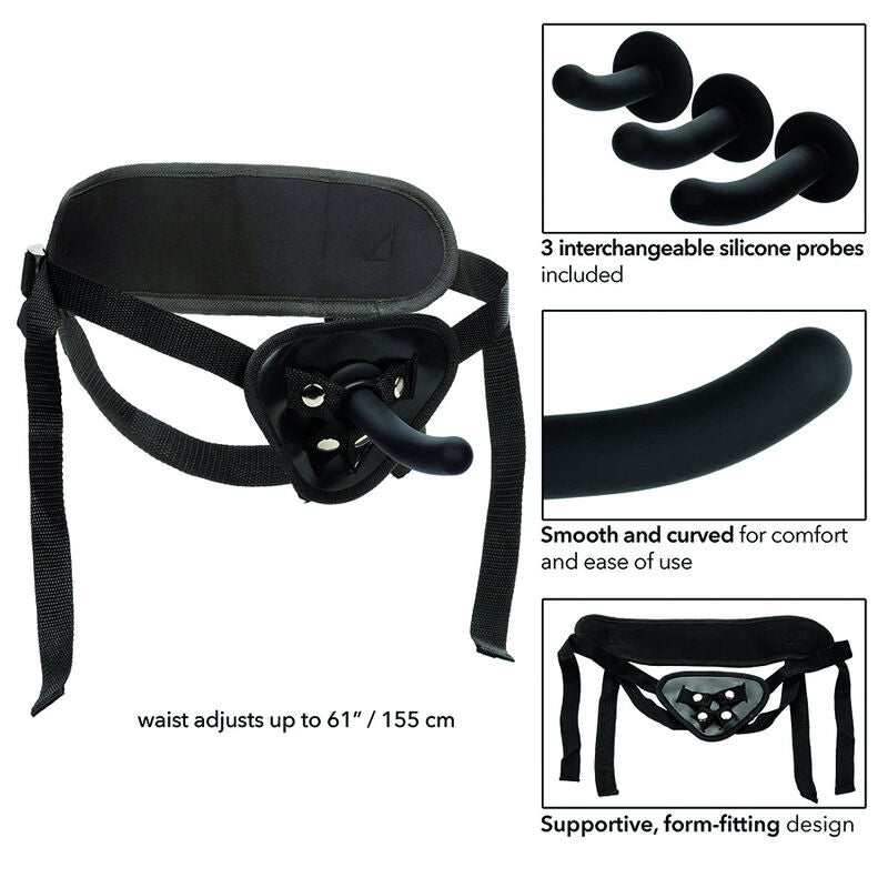 CALEXOTICS - KIT DI PEGGING CURVA IN SILICONE BOUNDLESS