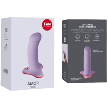 FABBRICA DEL DIVERTIMENTO - AMOR DILDO PRINCIPIANTES LILA
