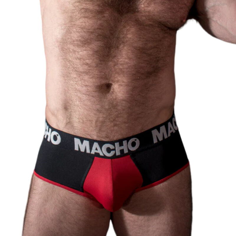 MACHO - MS26N SLIP BLACK/RED XL - M - 2