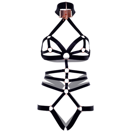 LEG AVENUE - CROTCHLESS ELASTIC BODY HARNESS - 4