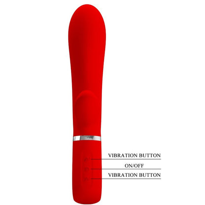PRETTY LOVE - THOMAS MULTIFUNCTION G-SPOT VIBRATOR RED - 7