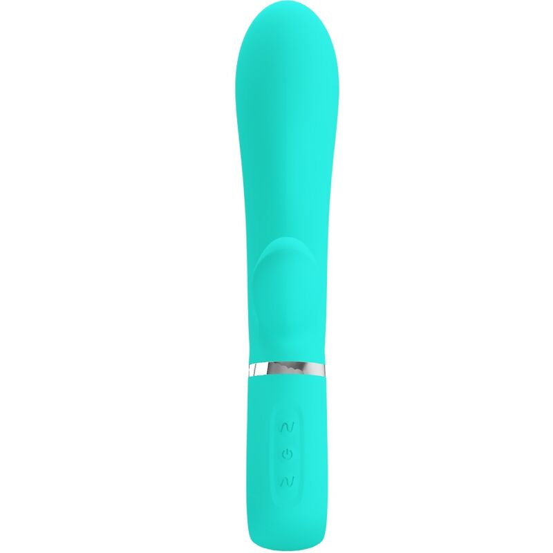 PRETTY LOVE - THOMAS MULTIFUNCTIONAL G-SPOT VIBRATOR AQUA GREEN