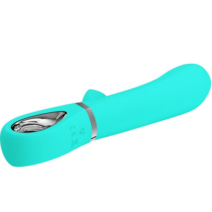 PRETTY LOVE - THOMAS MULTIFUNCTIONAL G-SPOT VIBRATOR AQUA GREEN