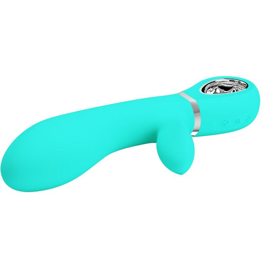 PRETTY LOVE - THOMAS MULTIFUNCTION G-SPOT VIBRATOR AQUA GREEN - 1
