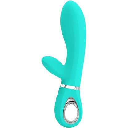 PRETTY LOVE - THOMAS MULTIFUNCTION G-SPOT VIBRATOR AQUA GREEN - 9