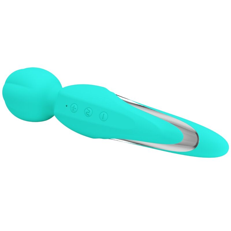 PRETTY LOVE - WALTER VIBRATOR WAND AQUA GREEN - 6
