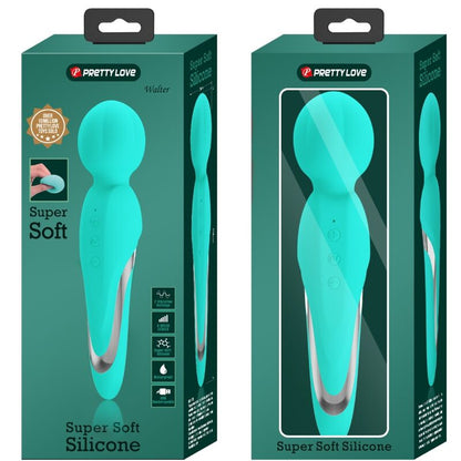 PRETTY LOVE - WALTER VIBRATOR WAND AQUA GREEN - 3