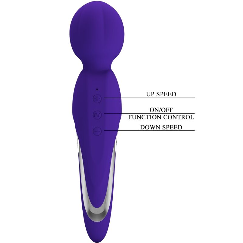 PRETTY LOVE - WALTER VIBRATOR WAND PURPLE - 4