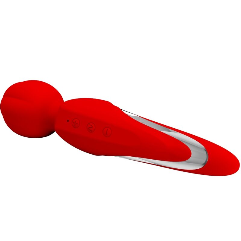 PRETTY LOVE - WALTER VIBRATOR WAND RED - 4