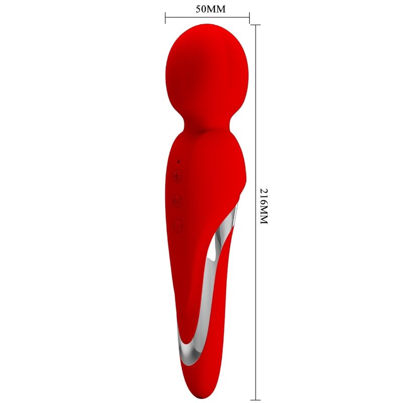 PRETTY LOVE - WALTER VIBRATOR WAND RED - 2
