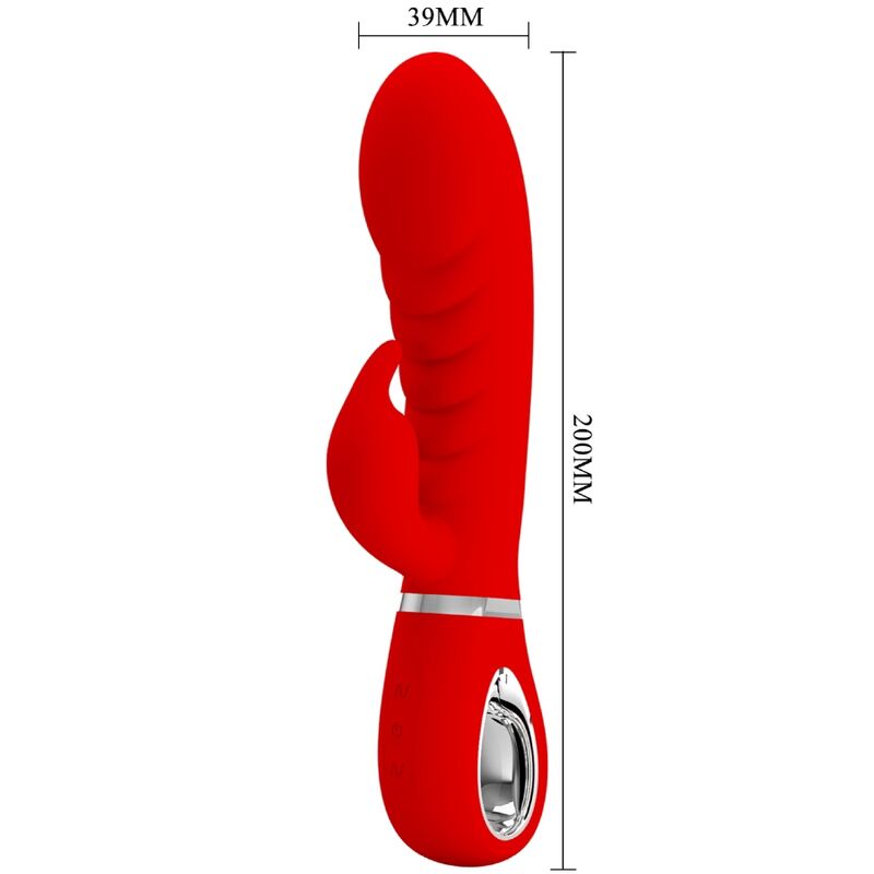 PRETTY LOVE - PRESCOTT MULTIFUNCTION G-SPOT VIBRATOR RED - 7