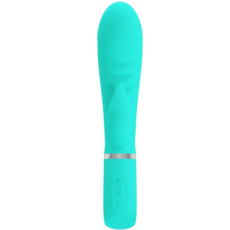 PRETTY LOVE - PRESCOTT MULTIFUNCTION G-SPOT VIBRATOR AQUA GREEN - 4