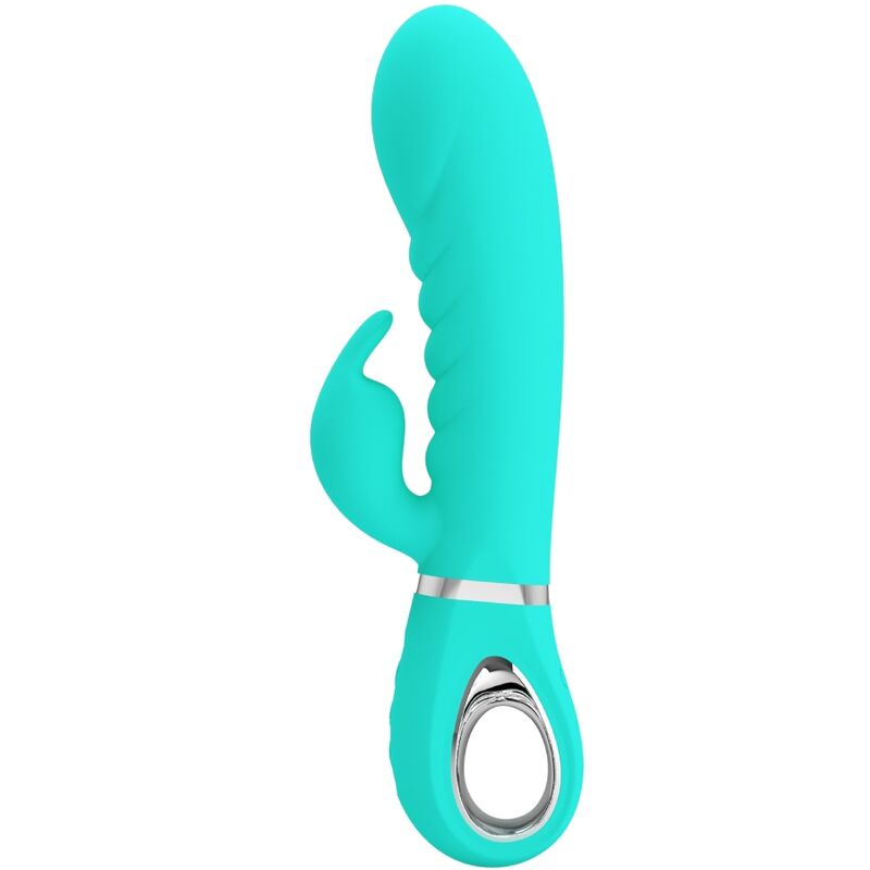 PRETTY LOVE - PRESCOTT MULTIFUNCTION G-SPOT VIBRATOR AQUA GREEN - 9