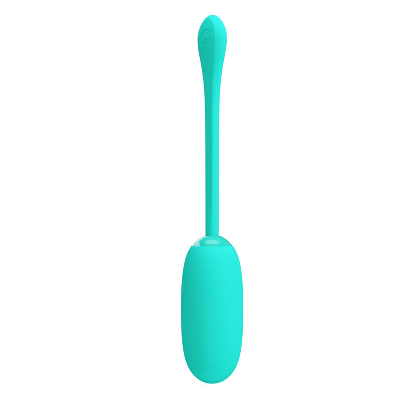 PRETTY LOVE - JULIUS WATERPROOF-RECHARGEABLE VIBRATING EGG AQUA GREEN - 8
