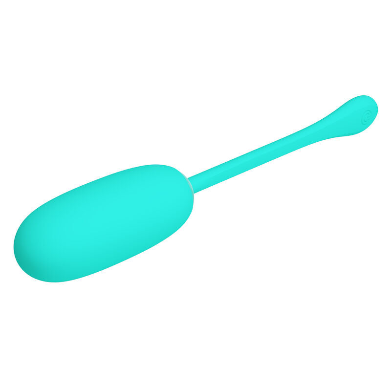PRETTY LOVE - JULIUS WATERPROOF-RECHARGEABLE VIBRATING EGG AQUA GREEN - 5