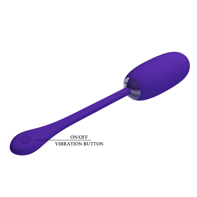 PRETTY LOVE - JULIUS WATERPROOF-RECHARGEABLE VIBRATING EGG PURPLE - 6