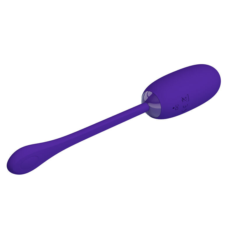 PRETTY LOVE - JULIUS WATERPROOF-RECHARGEABLE VIBRATING EGG PURPLE - 5