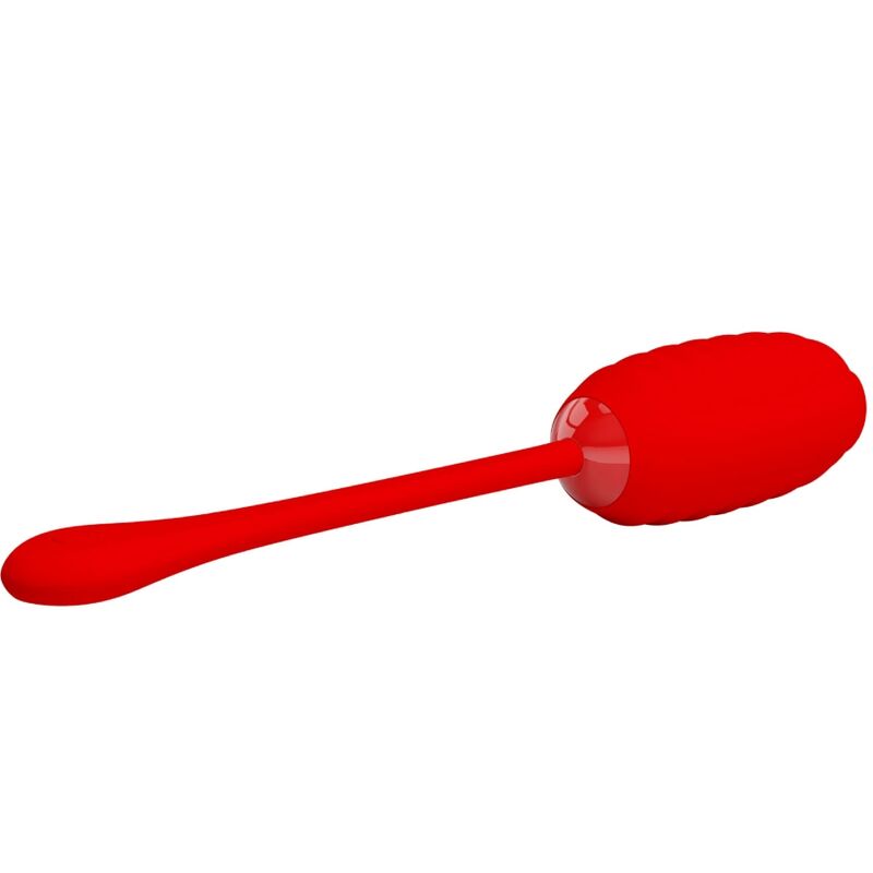 PRETTY LOVE - KIRK RECHARGEABLE VIBRATING EGG RED - 4