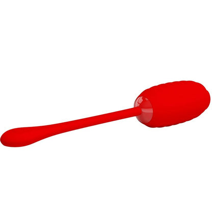 PRETTY LOVE - KIRK RECHARGEABLE VIBRATING EGG RED - 4