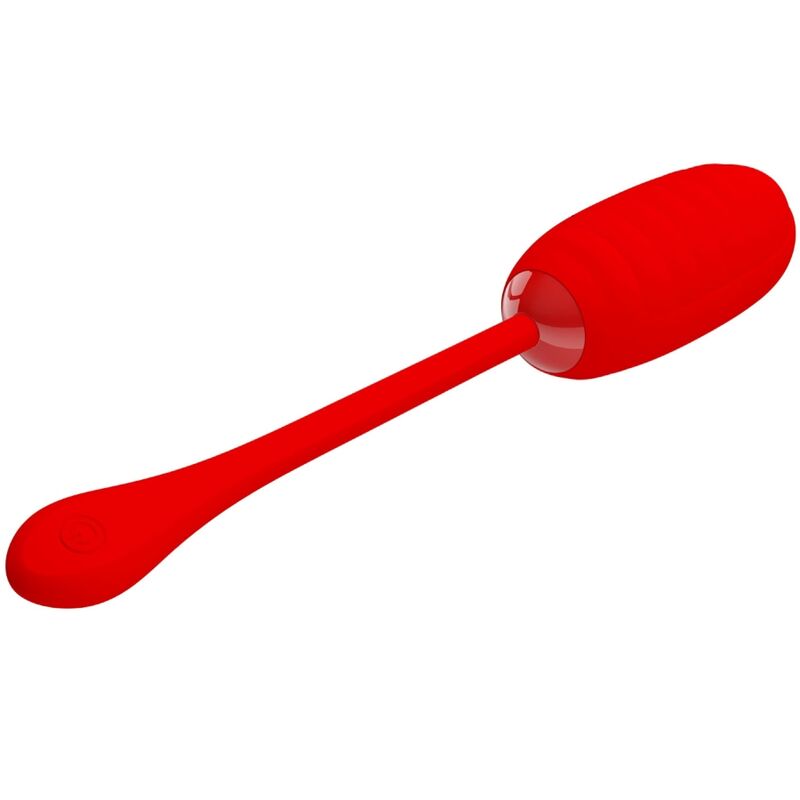 PRETTY LOVE - KIRK RECHARGEABLE VIBRATING EGG RED - 3