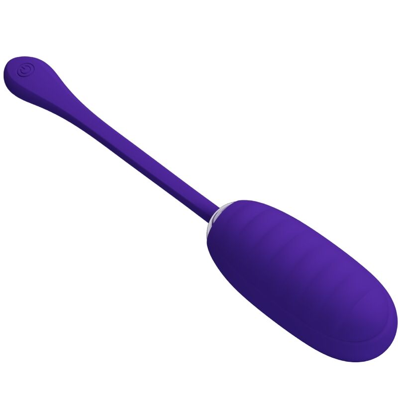 PRETTY LOVE - KIRK RECHARGEABLE VIBRATING EGG PURPLE - 4