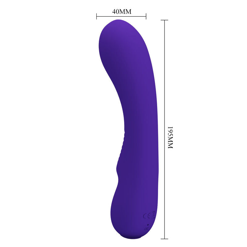 PRETTY LOVE - PRESCOTT RECHARGEABLE VIBRATOR PURPLE - 5