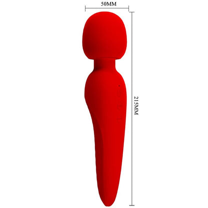 PRETTY LOVE - MEREDITH MASSAGER 12 VIBRATION MODES RED - 6