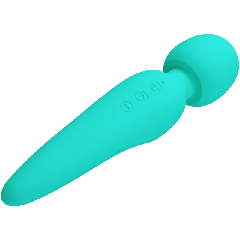 PRETTY LOVE - MEREDITH MASSAGER 12 VIBRATION MODES AQUA GREEN - 2