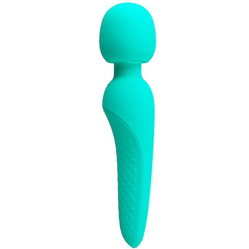 PRETTY LOVE - MEREDITH MASSAGER 12 VIBRATION MODES AQUA GREEN - 9