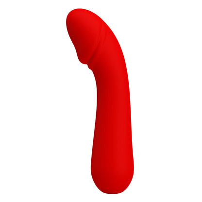 PRETTY LOVE - CETUS RECHARGEABLE VIBRATOR RED - 2
