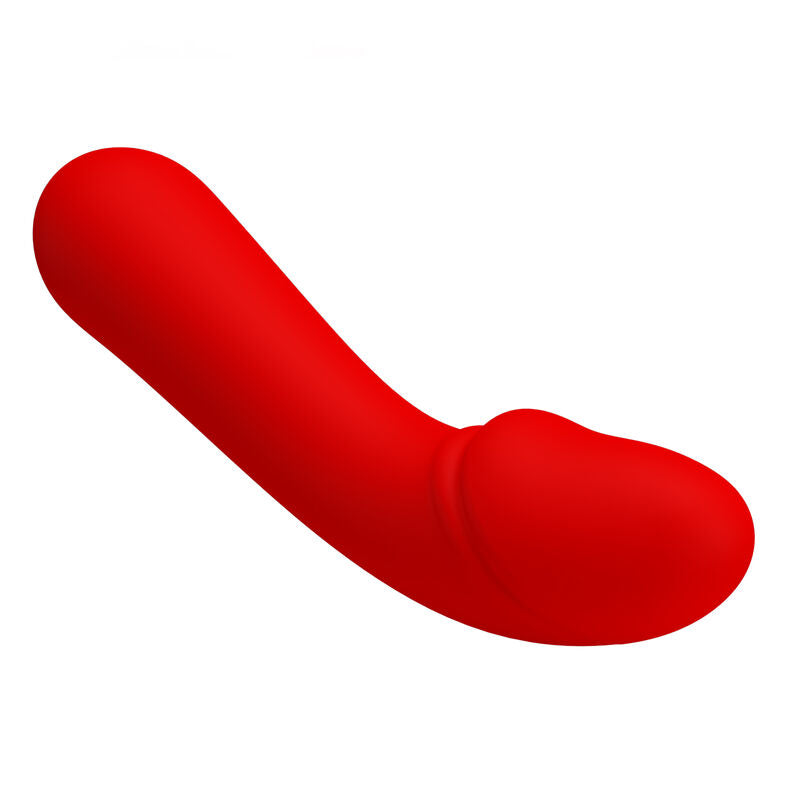 PRETTY LOVE - CETUS RECHARGEABLE VIBRATOR RED - 3