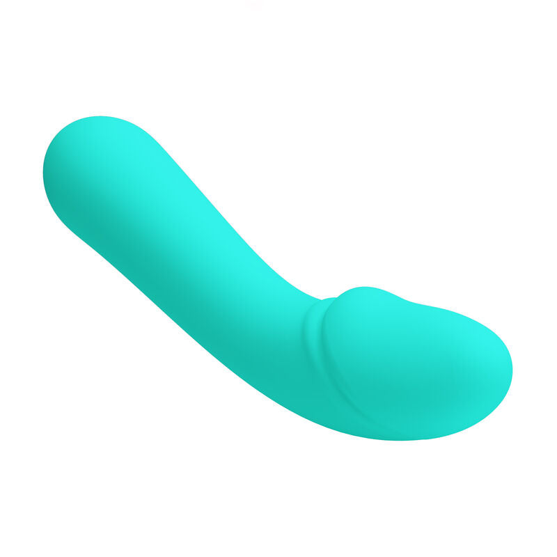 PRETTY LOVE - CETUS RECHARGEABLE VIBRATOR AQUA GREEN - 3